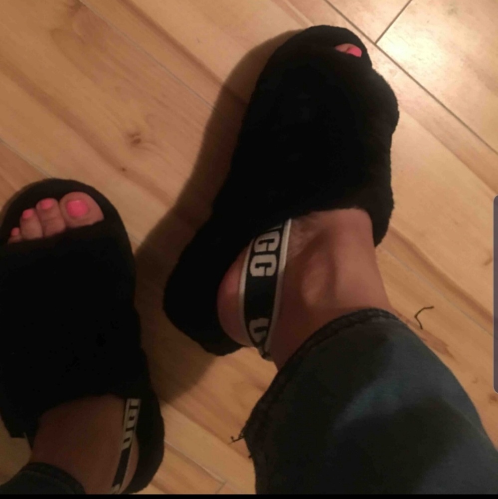 Sweetie Fluff Fur slides